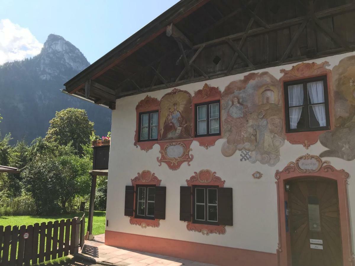 Ferienwohnungen Im Lueftlmalereck, Mussldomahaus Оберамергау Екстериор снимка